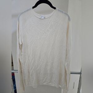 Vince Women's Off-White Crewneck Sweater